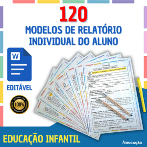 120 modelos de relatório individual do aluno para educação infantil
