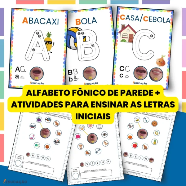 Aprendendo-o-Alfabeto-Atividades-da-Apostila-1.-alfabeto-fonico-de-parede-atividades-para-ensinar-as-letras-iniciais