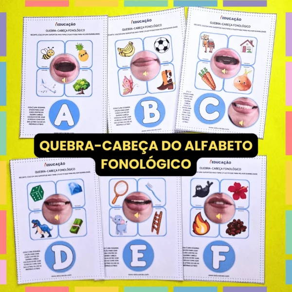 Desenvolvendo-a-Consciencia-Fonologica-Atividades-da-Apostila-3-quebra-cabeca-do-alfabeto-fonologico-Atividades-de-Alfabetizacao-Foto-Caseira
