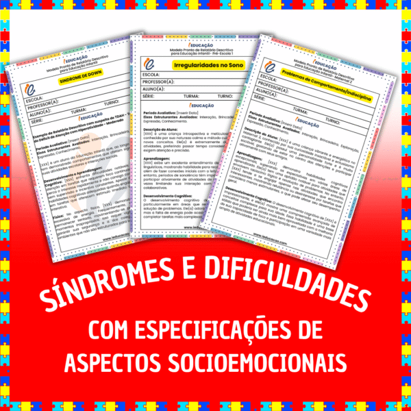 Relatório individual do aluno na educação especial - SÍNDROME DE DOWN (1)